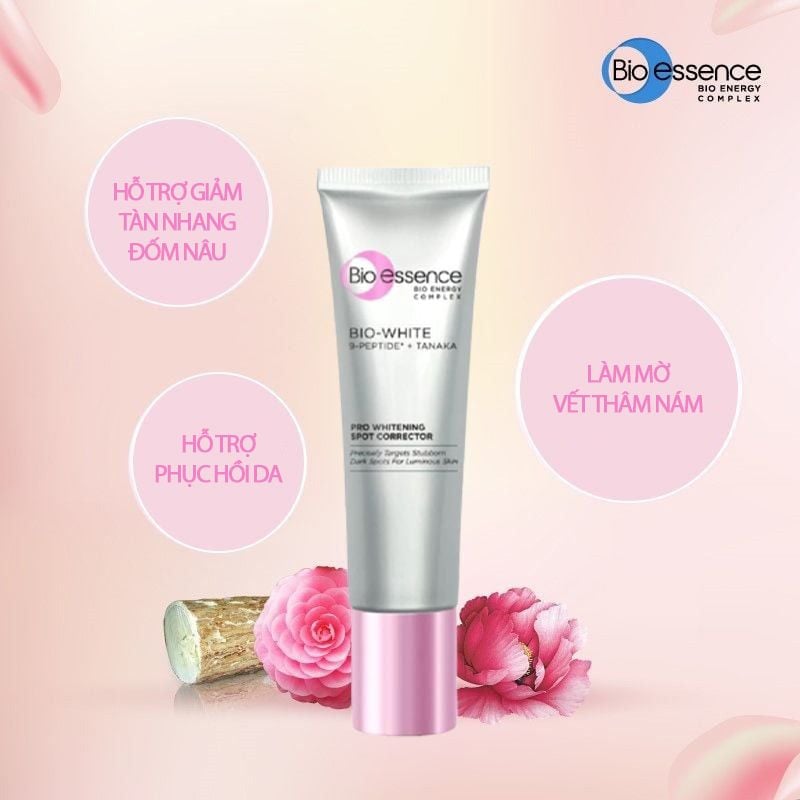 Kem Dưỡng Hỗ Trợ Làm Sáng Da, Giảm Tàn Nhang & Đốm Nâu Bio-essence Bio White Pro Whitening Spot Corrector 25g