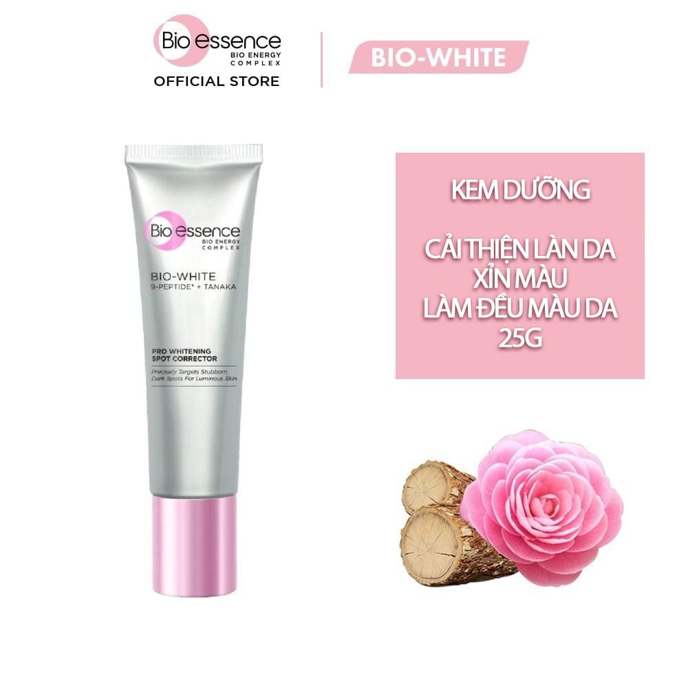 Kem Dưỡng Bio-essence Hỗ Trợ Làm Sáng Da, Giảm Tàn Nhang & Đốm Nâu Bio White Pro Whitening Spot Corrector 25g