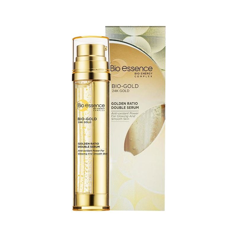 Serum Bio-essence Dưỡng Ẩm Chuyên Sâu, Ngăn Ngừa Lão Hóa 24K Gold Golden Ratio Double Serum 36g