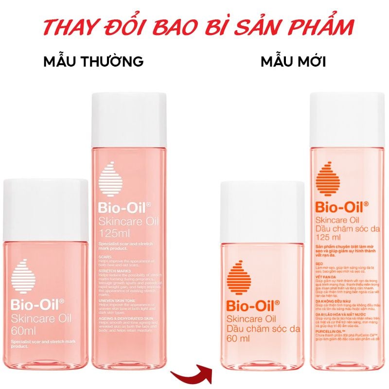 Dầu Chăm Sóc Da Giúp Mờ Sẹo, Giảm Rạn Da, Làm Đều Màu Da Bio-Oil Skincare Oil