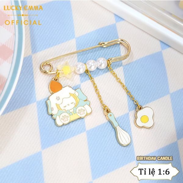 Huy Hiệu, Ghim Cài Áo Lucky Emma Birthday Party Series Brooch - YSJ-0005