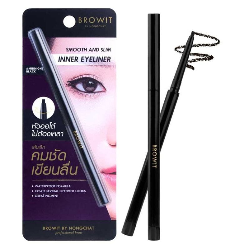 Kẻ Viền Mắt Trong Dạng Sáp, Chống Nước, Sắc Nét Browit Smooth and Slim Inner Eyeliner 0.1g