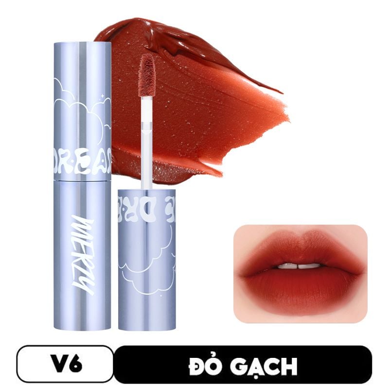[NEW][V6 PUFFER] Son Kem Lì, Bền Màu, Lâu Trôi Merzy The First Velvet Tint