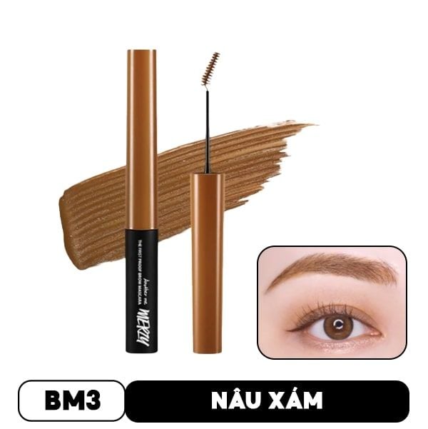 Mascara Chân Mày Bền Màu, Lâu Trôi Merzy The First Proof Brow Mascara 3.5g