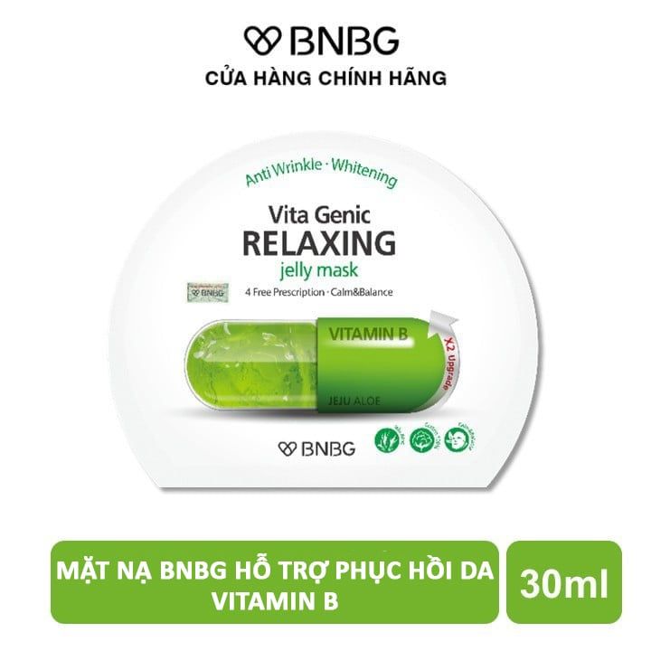 Mặt Nạ Miếng Dưỡng Ẩm, Hỗ Trợ Dưỡng Trắng, Cải Thiện Làn Da Hàn Quốc BNBG (Vitamin A, B C, E)