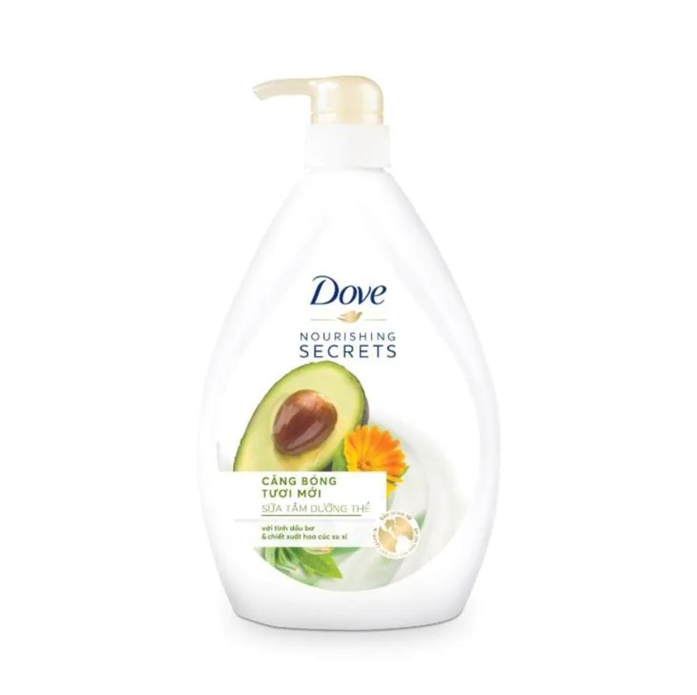 [530g] Sữa Tắm Dove Dưỡng Thể Căng Bóng Da Chiết Xuất Từ Thiên Nhiên Nouishing Secret #HƯƠNG THẢO VÀ OẢI HƯƠNG