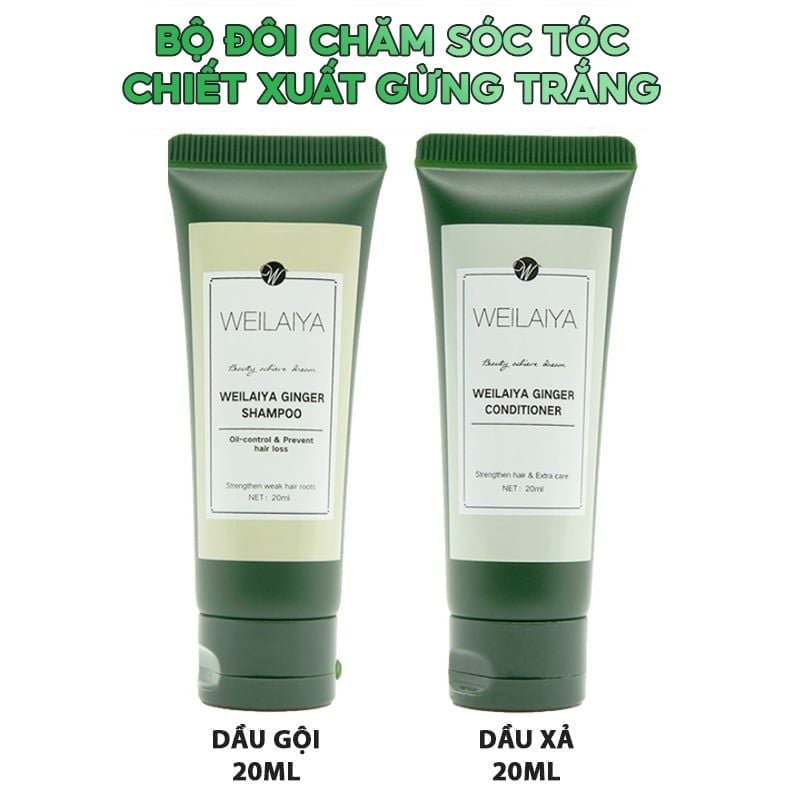 Dầu Xả Dưỡng Ẩm Tóc, Tăng Cường Mọc Tóc, Chiết Xuất Gừng, Hà Thủ Ô Weilaiya Ginger Conditioner 250ml