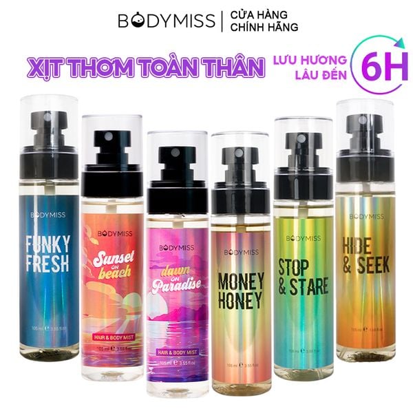 Xịt Thơm Toàn Thân Hương Cho Nam & Nữ Bodymiss