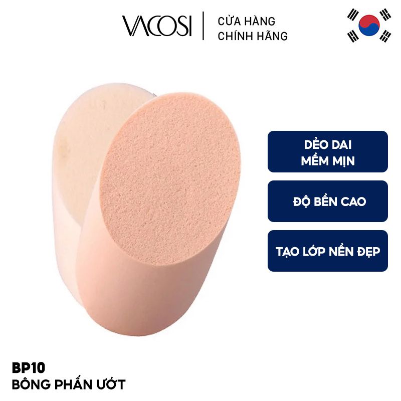 Bông Phấn Ướt Vacosi Elipse Sponge - BP10