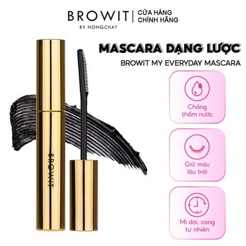  Mascara Browit Dạng Lược Tơi Dài Và Cong Mi My Everyday Mascara #Endless Night 5.5g 