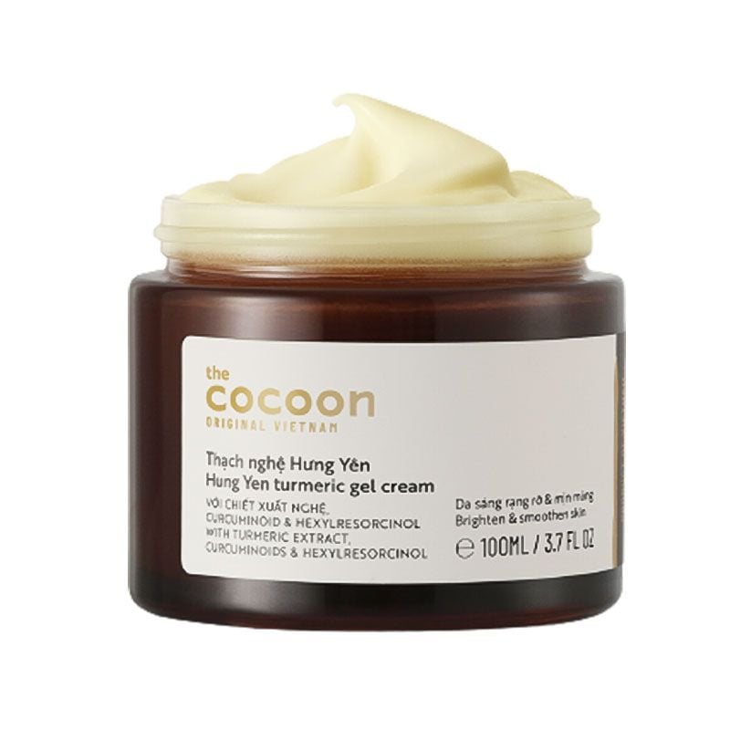 Kem Dưỡng Ẩm Cocoon Làm Sáng Da Dạng Thạch Từ Nghệ Hưng Yên Hung Yen Turmeric Gel Cream