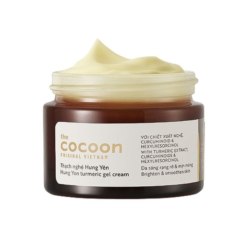 Kem Dưỡng Ẩm Cocoon Làm Sáng Da Dạng Thạch Từ Nghệ Hưng Yên Hung Yen Turmeric Gel Cream