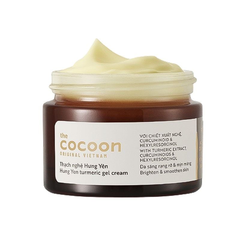 Kem Dưỡng Ẩm Làm Sáng Da Dạng Thạch Từ Nghệ Hưng Yên Cocoon Hung Yen Turmeric Gel Cream