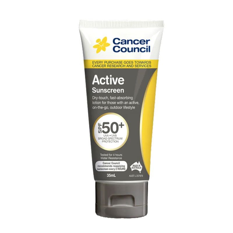 Kem Chống Nắng Năng Động Bảo Vệ Da Khỏi Tia UV Cancer Council Active Sunscreen SPF50+/PA++++ #SENSITIVE 110ml