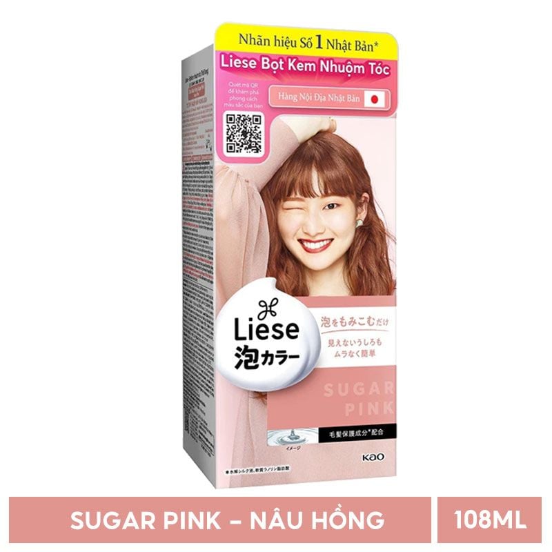 Thuốc Nhuộm Tóc Dạng Bọt Liese Creamy Bubble Hair Color 108ml