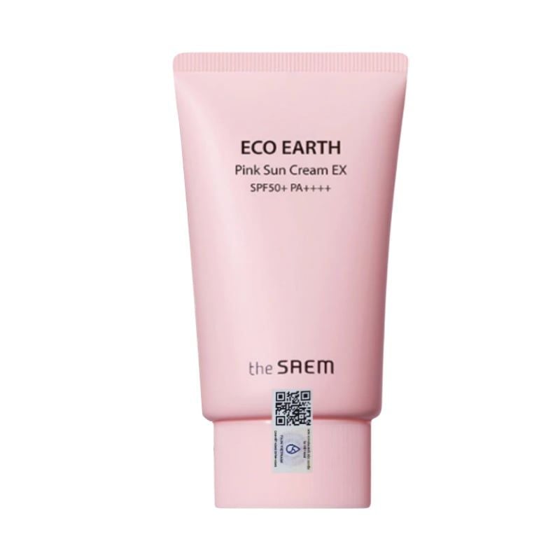 [50g] Kem Chống Nắng Kiềm Dầu, Nâng Tone Cho Da Sáng Hồng The Saem Pink Sun Cream EX SPF50+/PA++++