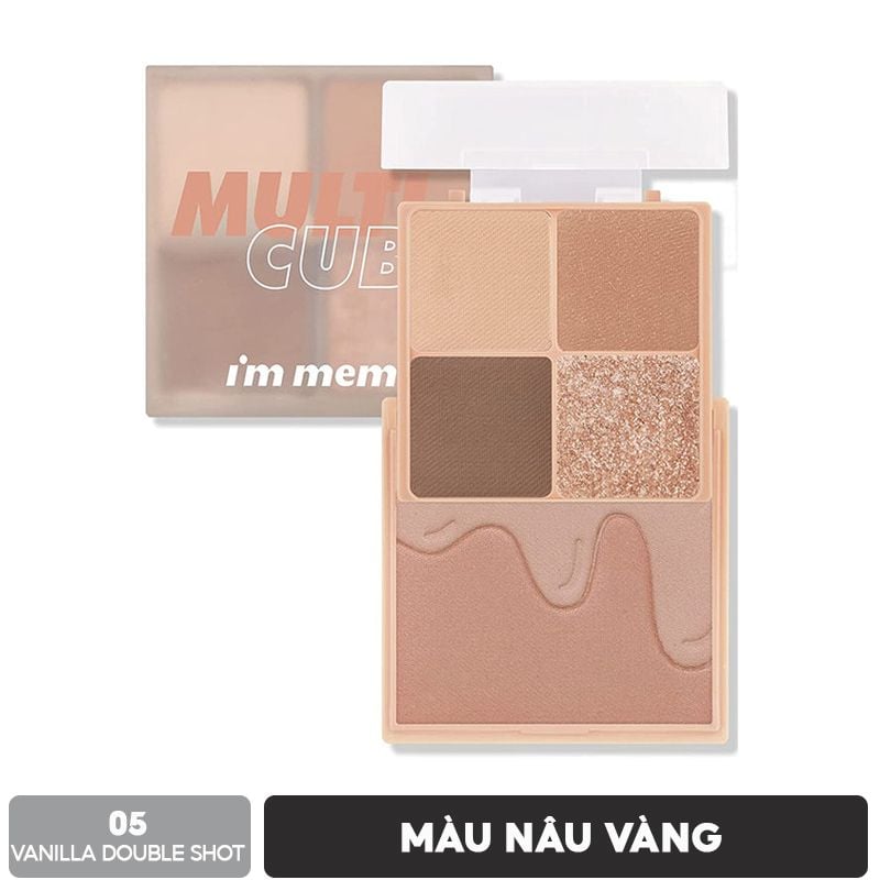 Bảng Phấn Mắt Và Má Hồng 2in1 Cho Lớp Make Up Xinh Xắn, Ngọt Ngào I'm Meme I'm Multi Cube 7.7g