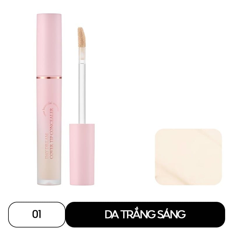 Kem Che Khuyết Điểm Aperire Mỏng Nhẹ, Lâu Trôi Daydream Cover Tip Concealer 4.5ml