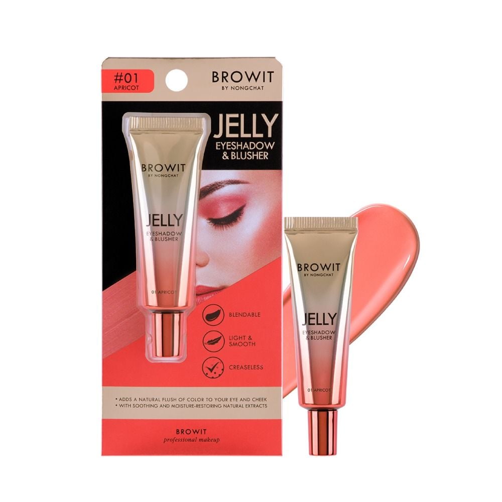 Kem Má Hồng Và Phấn Mắt Browit Jelly Eyeshadow & Blusher 10g
