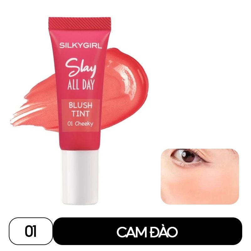 Má Hồng Kem Silkygirl Slay All Day Blush Tint 10ml