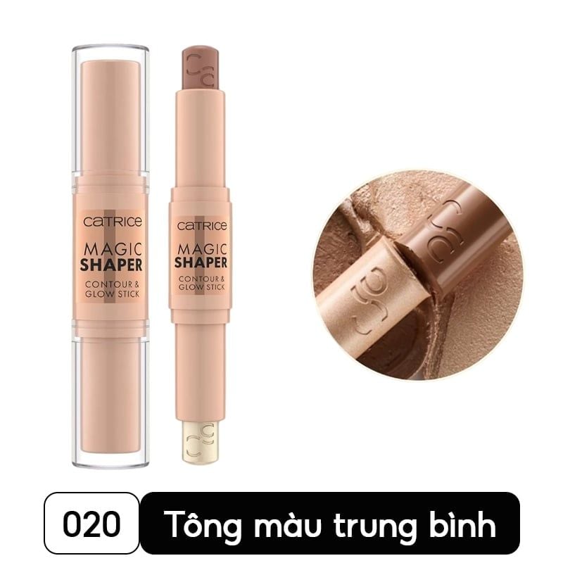 Bút Tạo Khối Và Bắt Sáng Catrice Magic Shaper Contour & Glow Stick 9g