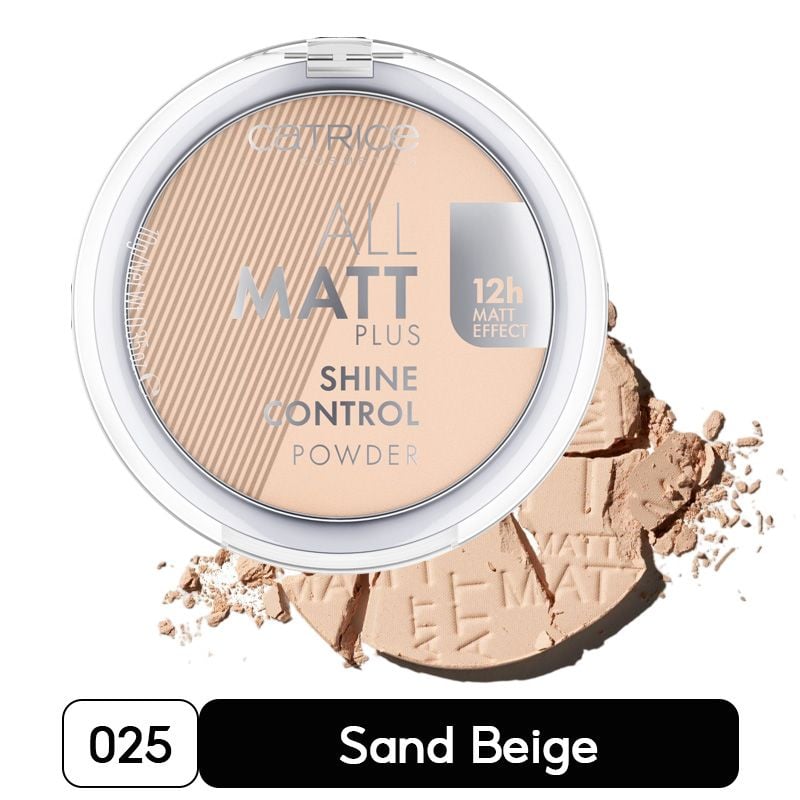Phấn Phủ Dạng Nén Kiềm Dầu Catrice All Matt Plus Shine Control Powder 10g