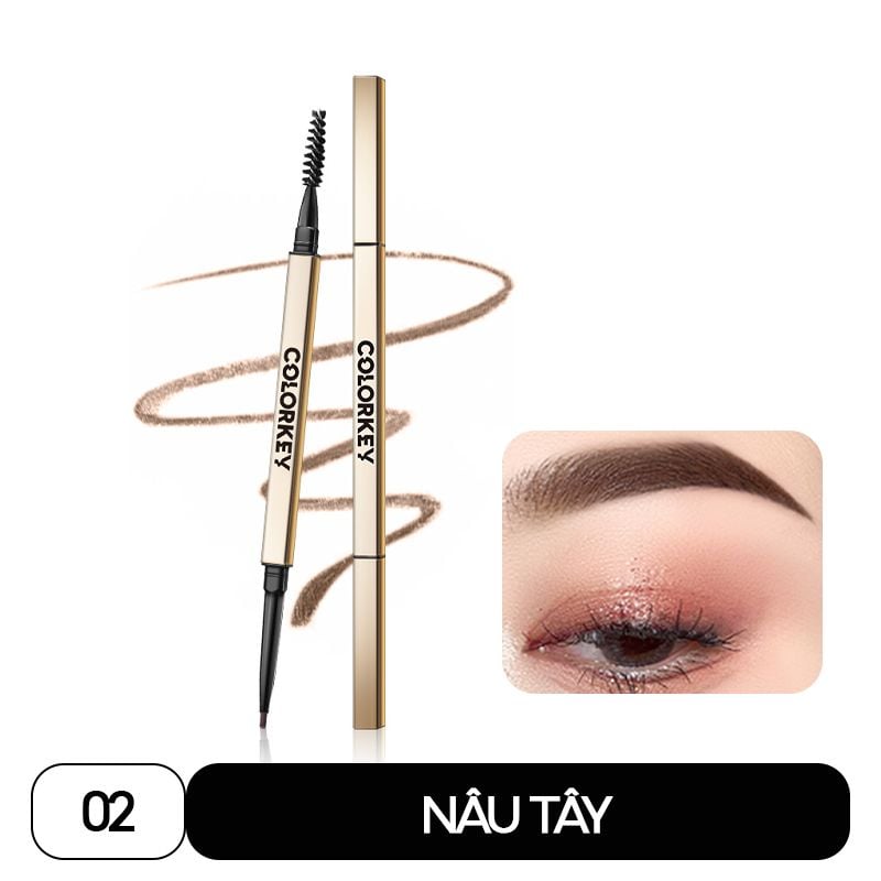 Chì Kẻ Mày Hai Đầu Lâu Trôi Colorkey Sketch Eyebrow Pencil 0.07g