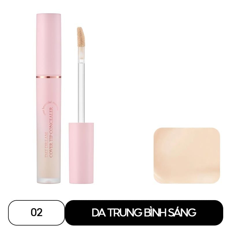 Kem Che Khuyết Điểm Aperire Mỏng Nhẹ, Lâu Trôi Daydream Cover Tip Concealer 4.5ml