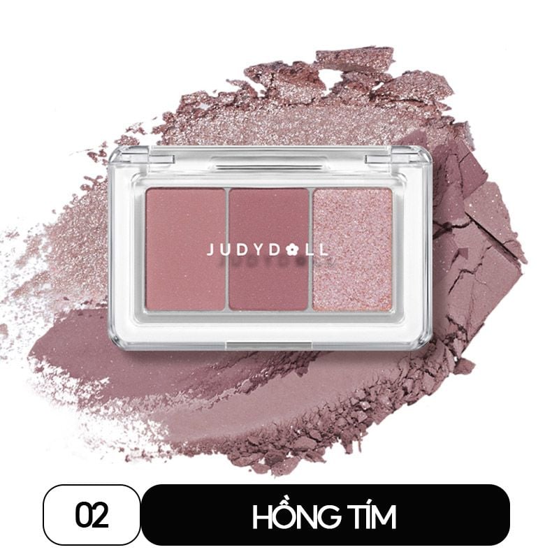 Phấn Mắt 3 Ô Màu Judydoll Eyeshadow Palette 2.5g