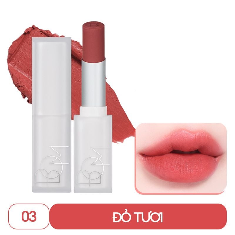 Son Thỏi Thuần Chay Mịn Lì B.O.M Cloud Blur Lipstick 3.3g