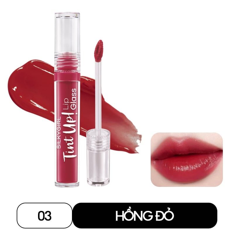 Son Tint Bóng Silkygirl Tint Up! Lip Glass 3g