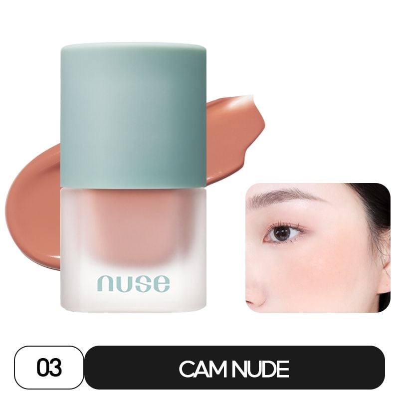 [NUSE BY ROMAND] Má Hồng Dạng Kem Thuần Chay, Mịn Lì Nuse Mousse Care Cheek 16ml