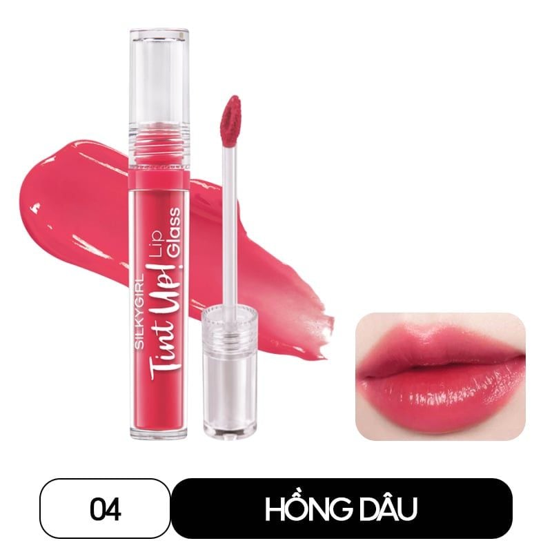 Son Tint Bóng Silkygirl Tint Up! Lip Glass 3g