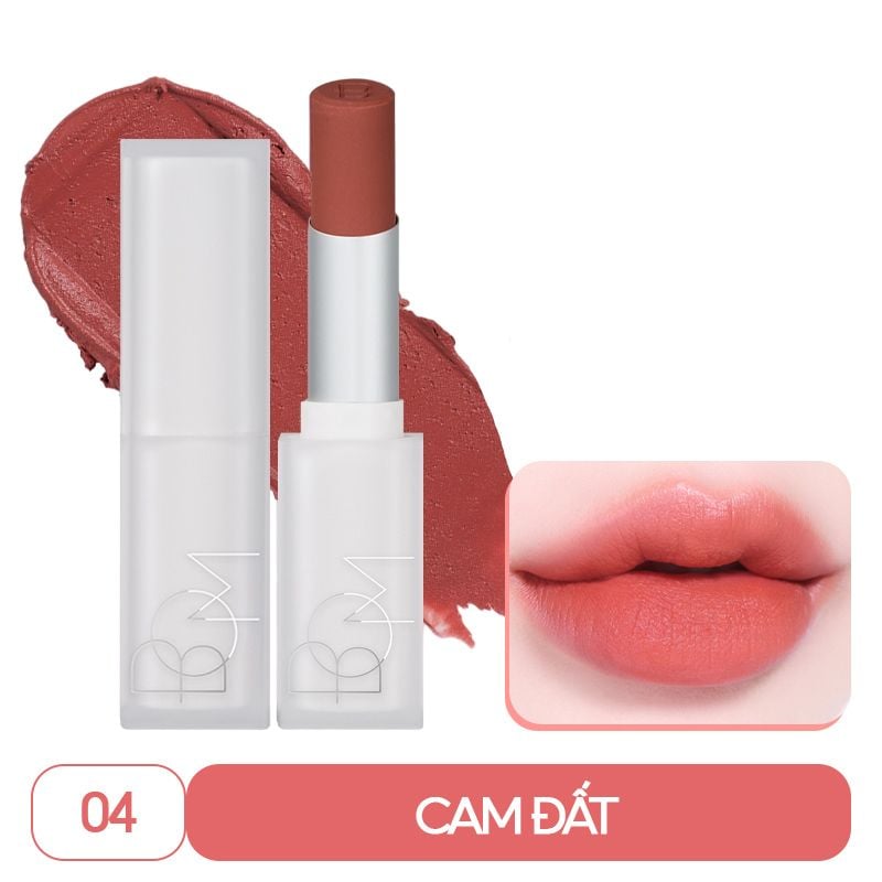 Son Thỏi Thuần Chay Mịn Lì B.O.M Cloud Blur Lipstick 3.3g