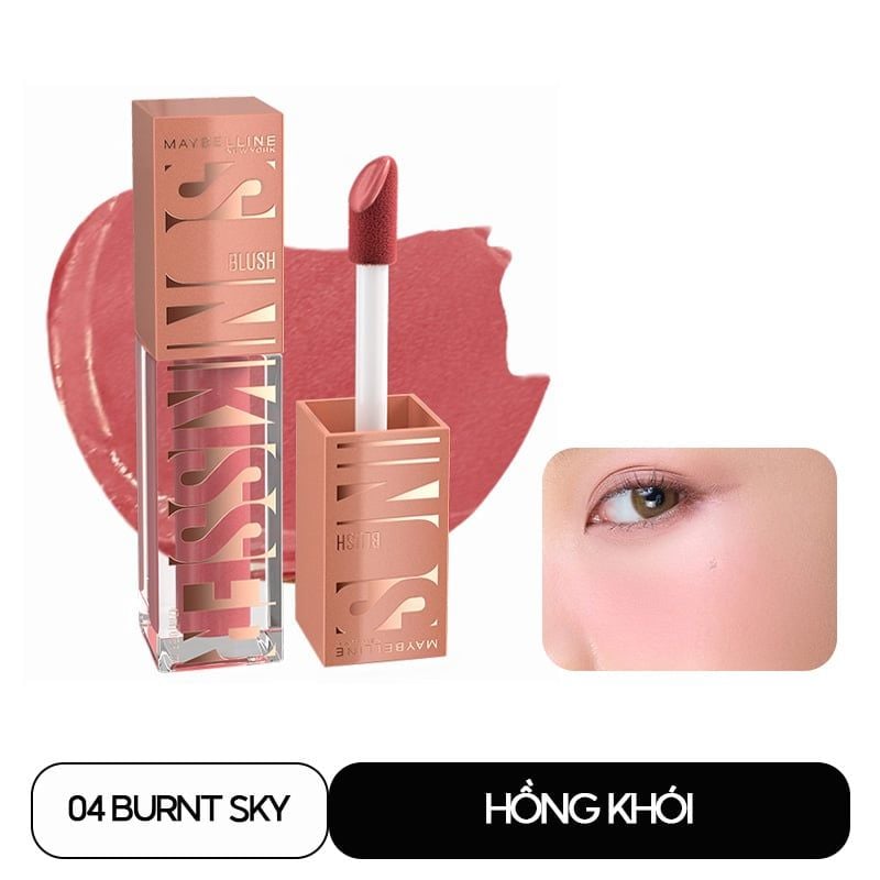 Má Hồng Kem Căng Mọng, Bền Màu Maybelline Sunkisser Blush 4.7ml