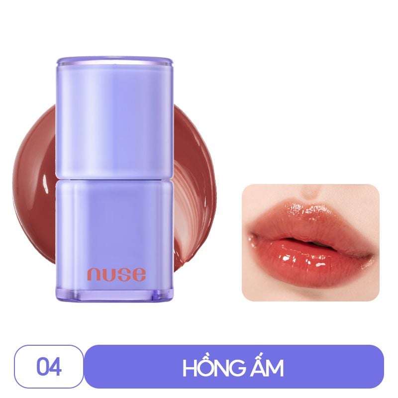 [NUSE BY ROMAND] Son Bóng Thuần Chay Cho Môi Căng Mọng, Mềm Mịn Nuse Care Liptual 4.5g