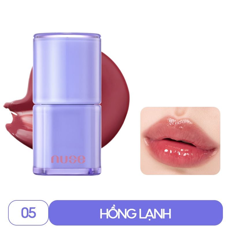 [NUSE BY ROMAND] Son Bóng Thuần Chay Cho Môi Căng Mọng, Mềm Mịn Nuse Care Liptual 4.5g