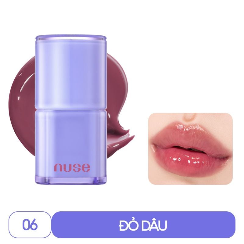 [NUSE BY ROMAND] Son Bóng Thuần Chay Cho Môi Căng Mọng, Mềm Mịn Nuse Care Liptual 4.5g