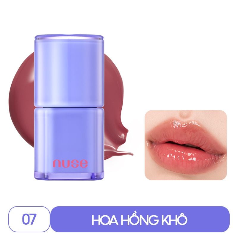[NUSE BY ROMAND] Son Bóng Thuần Chay Cho Môi Căng Mọng, Mềm Mịn Nuse Care Liptual 4.5g