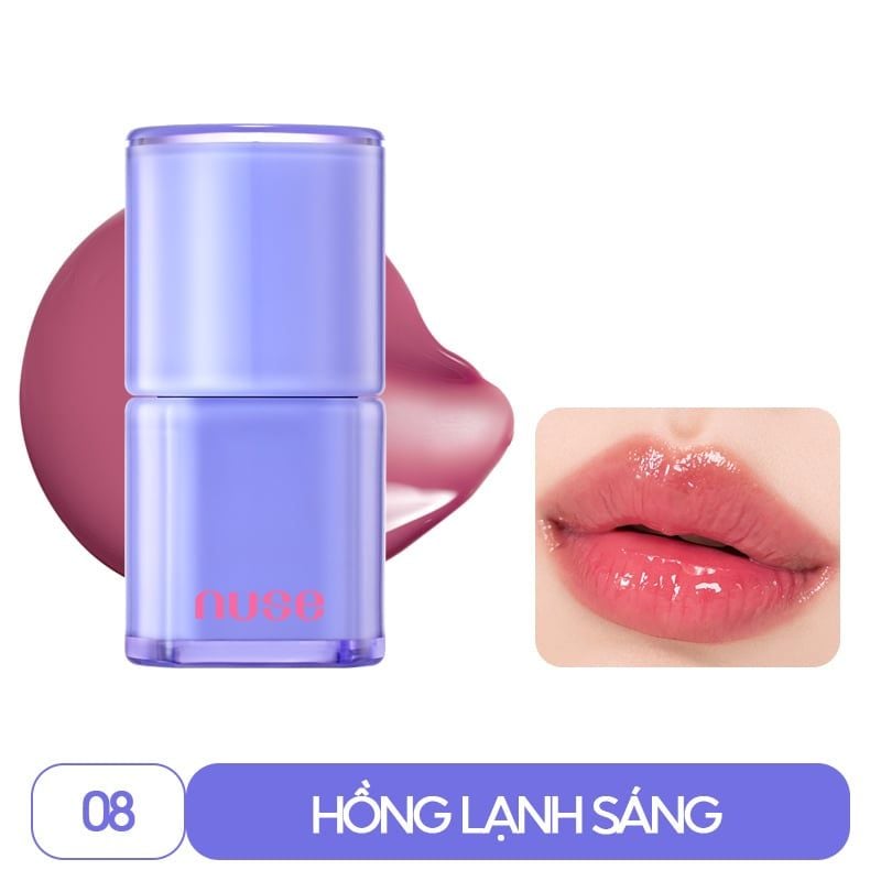 [NUSE BY ROMAND] Son Bóng Thuần Chay Cho Môi Căng Mọng, Mềm Mịn Nuse Care Liptual 4.5g