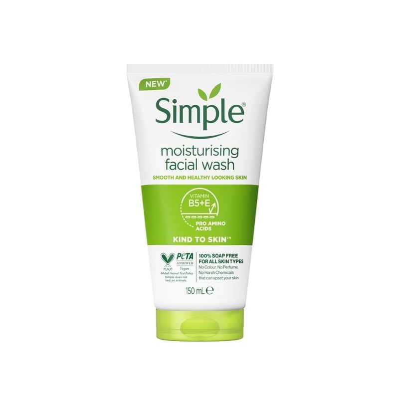 Sữa Rửa Mặt Dưỡng Ẩm Cho Da Simple Kind To Skin Moisturising Facial Wash 150ml