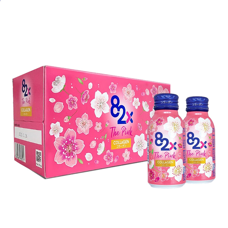 Nước Uống Bổ Sung Giúp Làm Đẹp Da Collagen 82X The Pink Collagen – THẾ GIỚI SKINFOOD