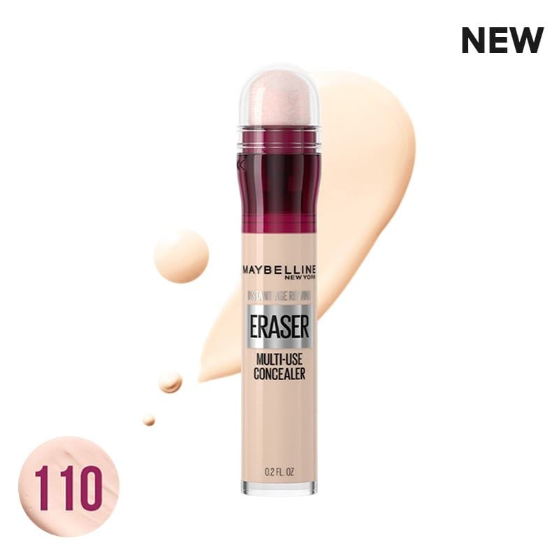 Bút Che Khuyết Điểm Maybelline Đa Năng Che Phủ Hoàn Hảo Instant Age Rewind Eraser Multi-Use Concealer SPF 30 6ml