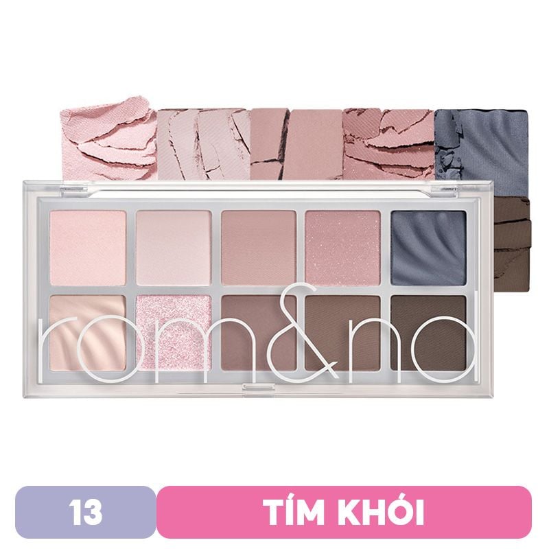 [NEW][Màu 00 - 13] Bảng Phấn Mắt 10 Ô Siêu Lấp Lánh Romand Better Than Eye Palette