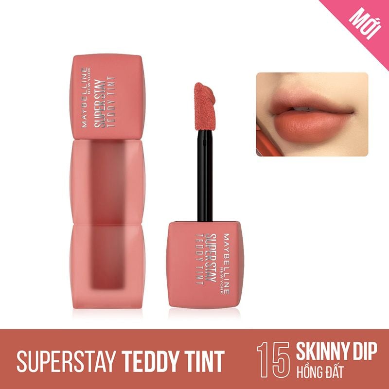 Son Kem Lì Bông Bền Màu Maybelline Superstay Teddy Tint 5ml