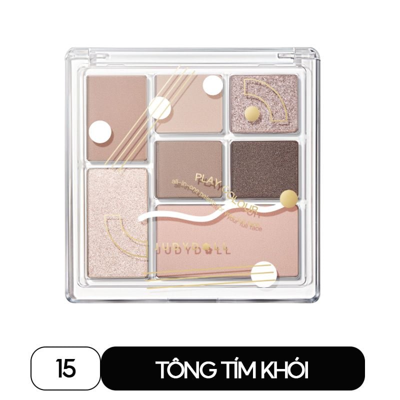 Bảng Phấn Mắt 7 Ô Màu Judydoll All-In-One Palette For Your Full Face 8.5g