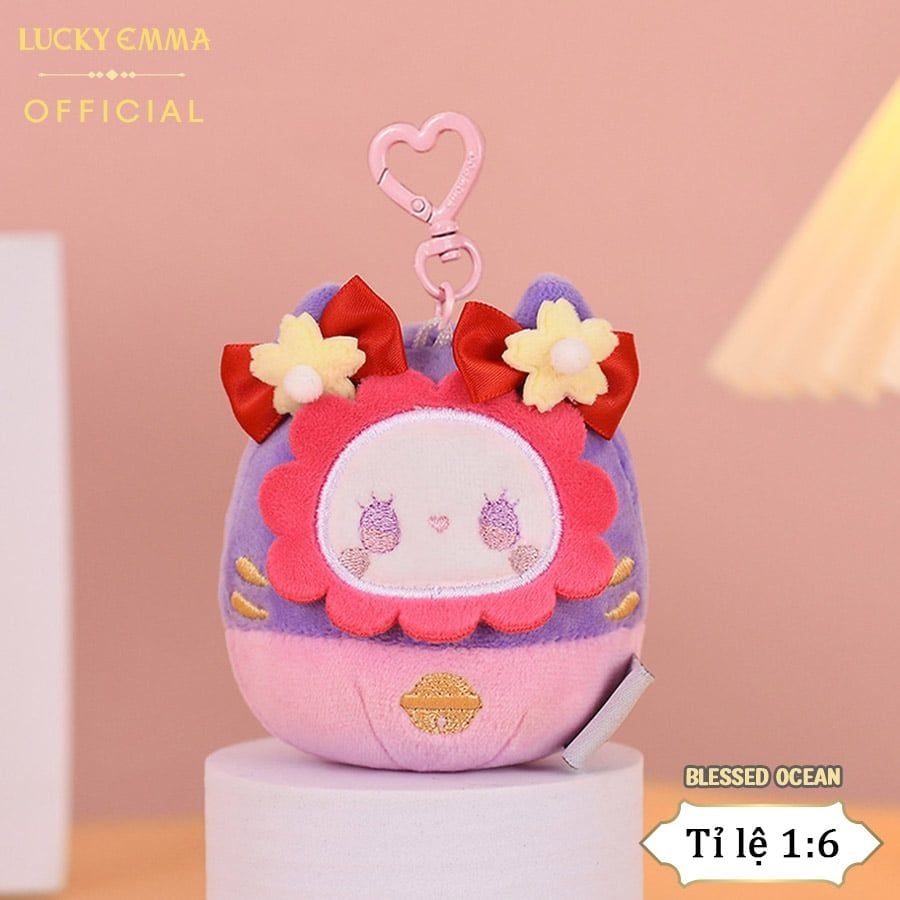Móc Khóa Gấu Bông Túi Thơm Lucky Emma Tumbler Fragrance Keychain Blind Box - EM26001