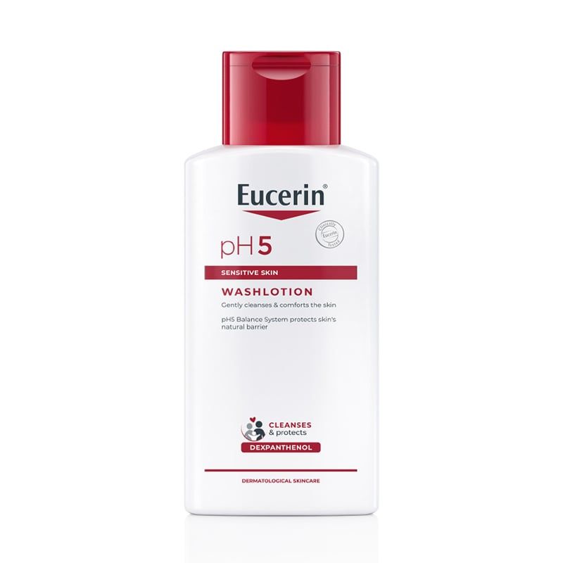 Sữa Tắm Làm Sạch Da Mặt Và Toàn Thân Cho Da Nhạy Cảm Eucerin pH5 WashLotion