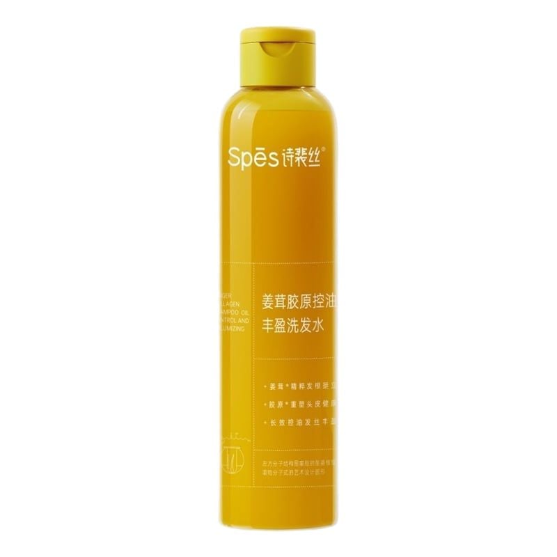Dầu Gội SPES Chiết Xuất Gừng, Kiềm Dầu, Giảm Rụng Tóc Ginger Collagen Shampoo Oil Control And Volumizing