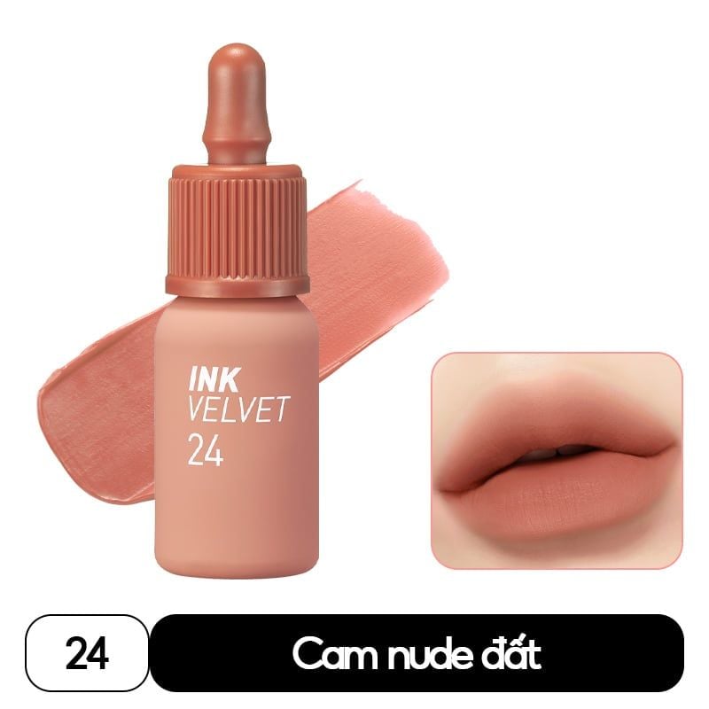 Son Kem Lì Mịn Môi, Lâu Trôi Peripera Ink Velvet 4g